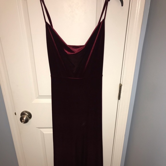 Lulus Maxi Velvet Dress - Picture 5 of 5